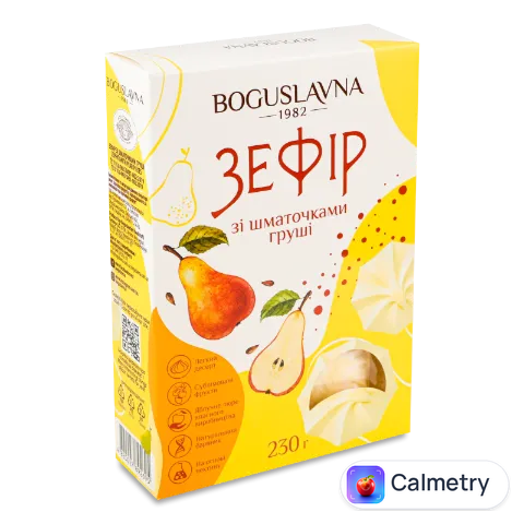 Зефір «Богуславна» зі шматочками груші 230г
