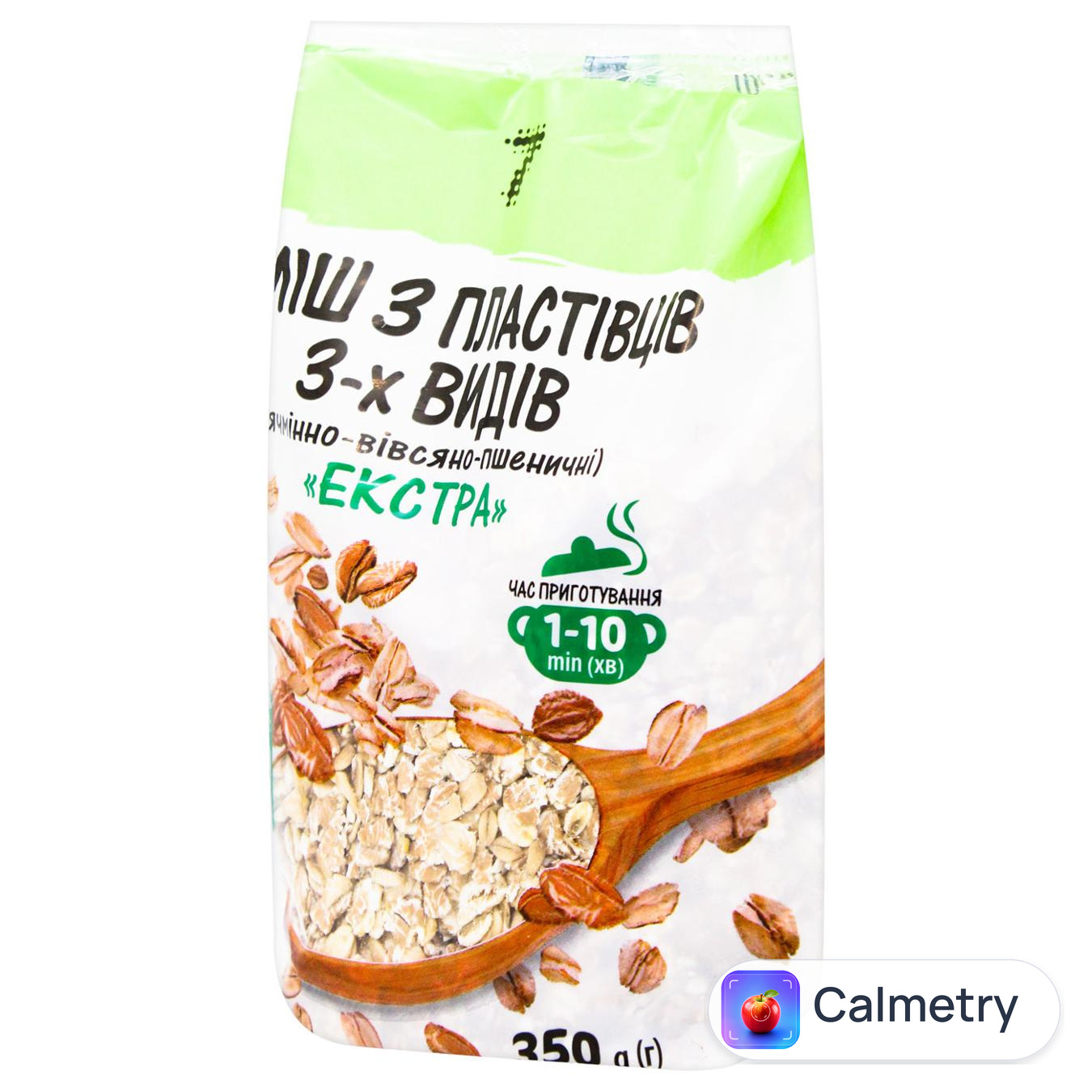 Пластівці 7 Суміш 3-х злаків 350г