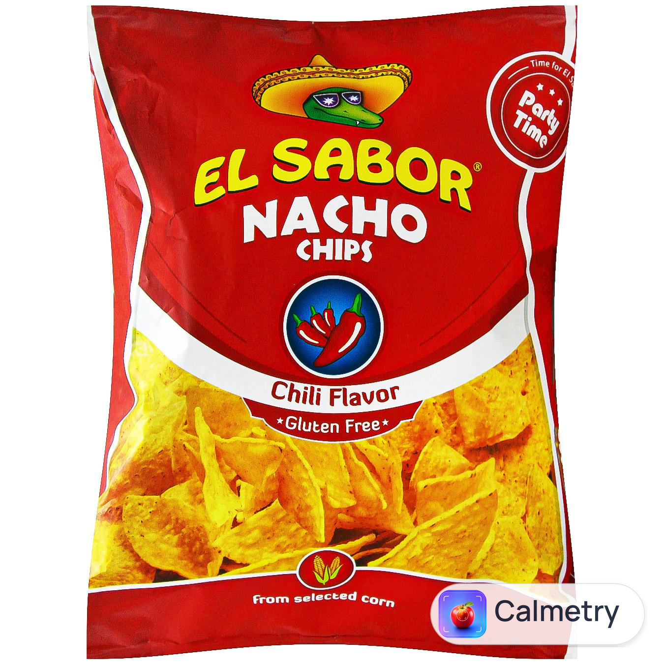 Чипси El Sabor Nacho зі смаком перцю чилі 225г — фото продукту