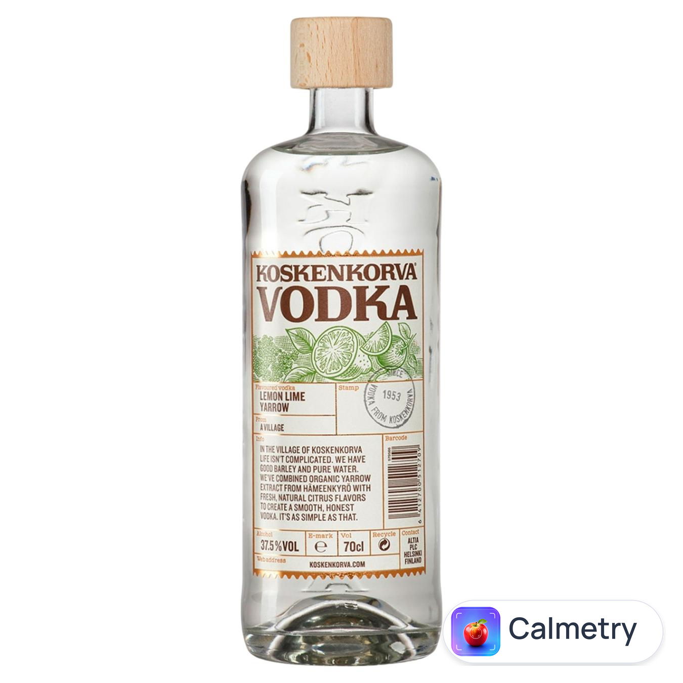 Горілка Koskenkorva Lemon Lime Yarrov 37,5% 0,7л