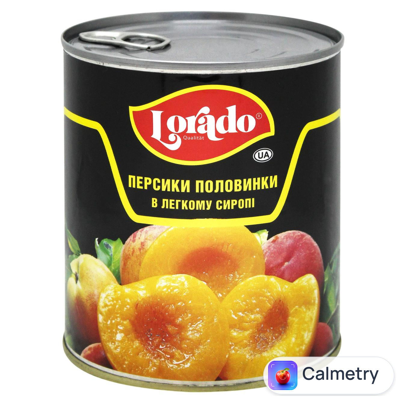 Персики Лорадо половинки в легкому сиропі 820г — фото продукту
