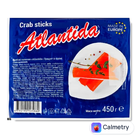 Палички крабові Atlantida охолоджені