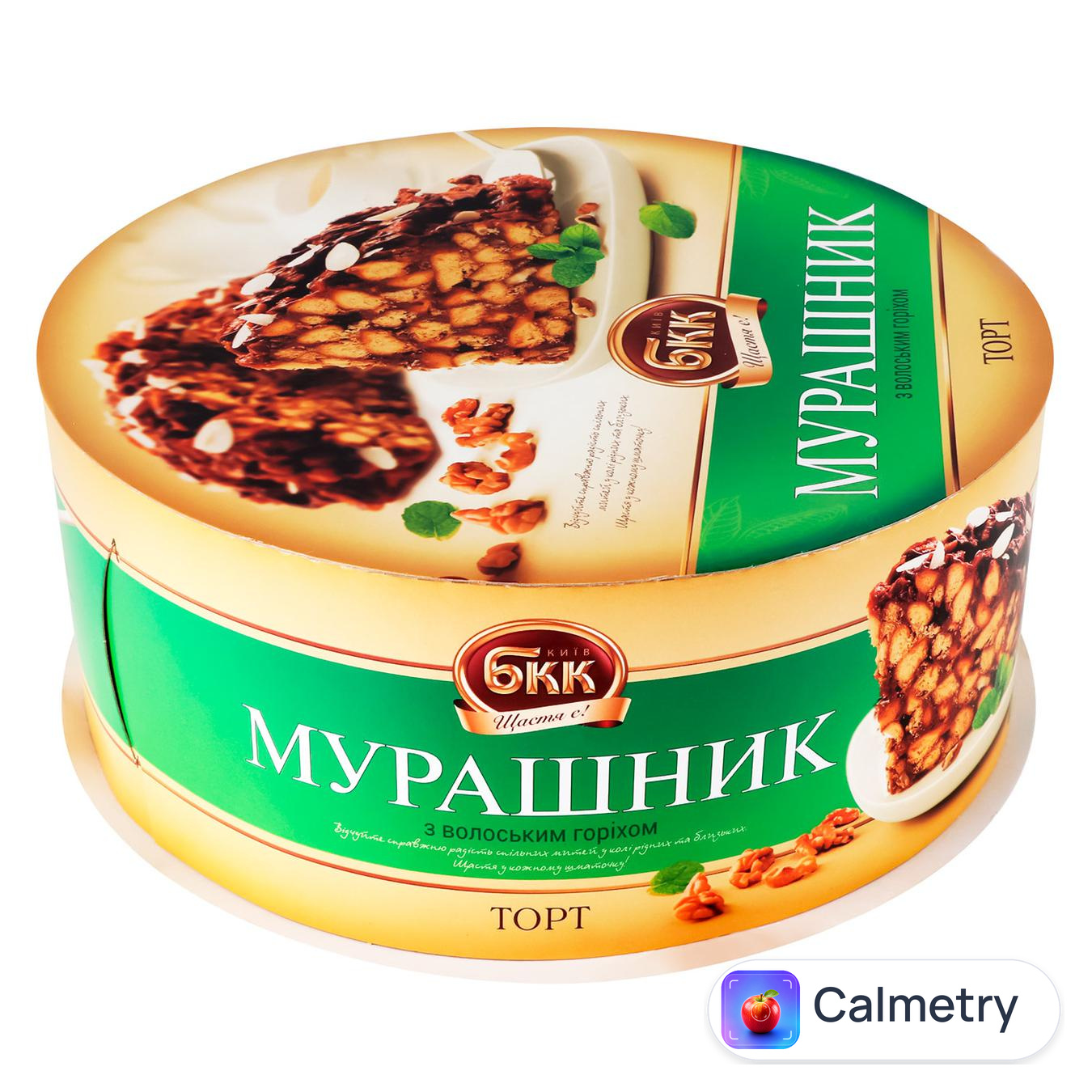 Торт БКК Мурашник з волоським горіхом 700г — фото продукту