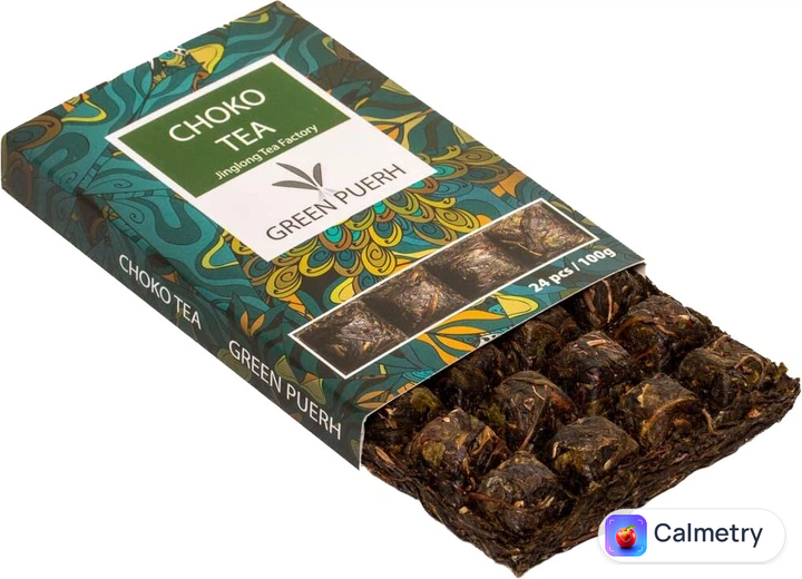 Чай Jinglong Tea Factory Шен Пу Ер Цзин Лун Подорожній 24 часточки по 4.2 г