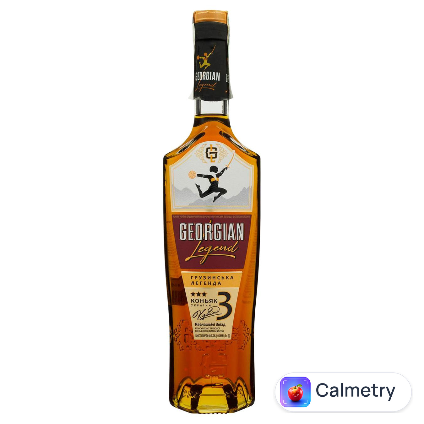 Бренді Georgian Legend 3 роки 40% 0,5л