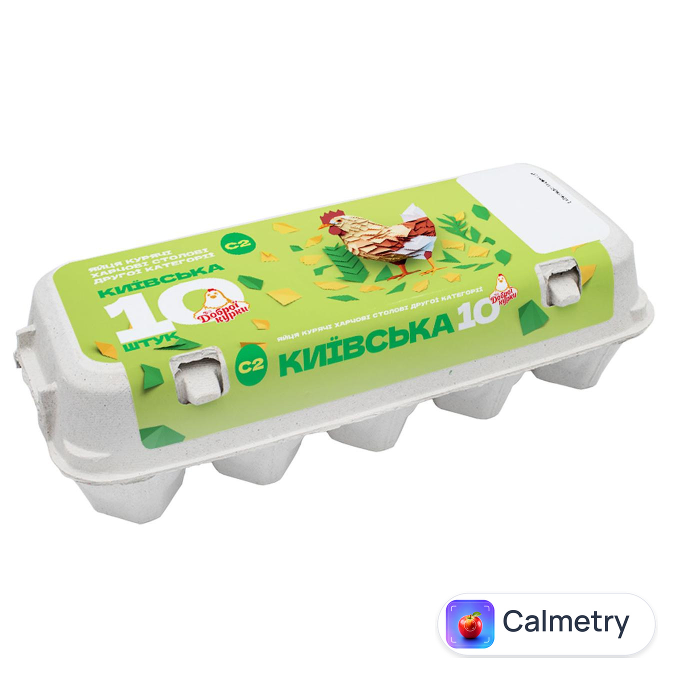 Яйця курячі Від Доброї Курки Київська 10 С2 10шт — фото продукту