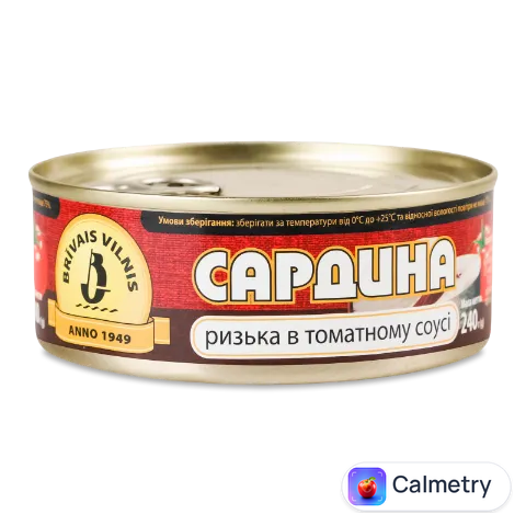 Сардина Brivais Vilnis «Ризька» в томатному соусі