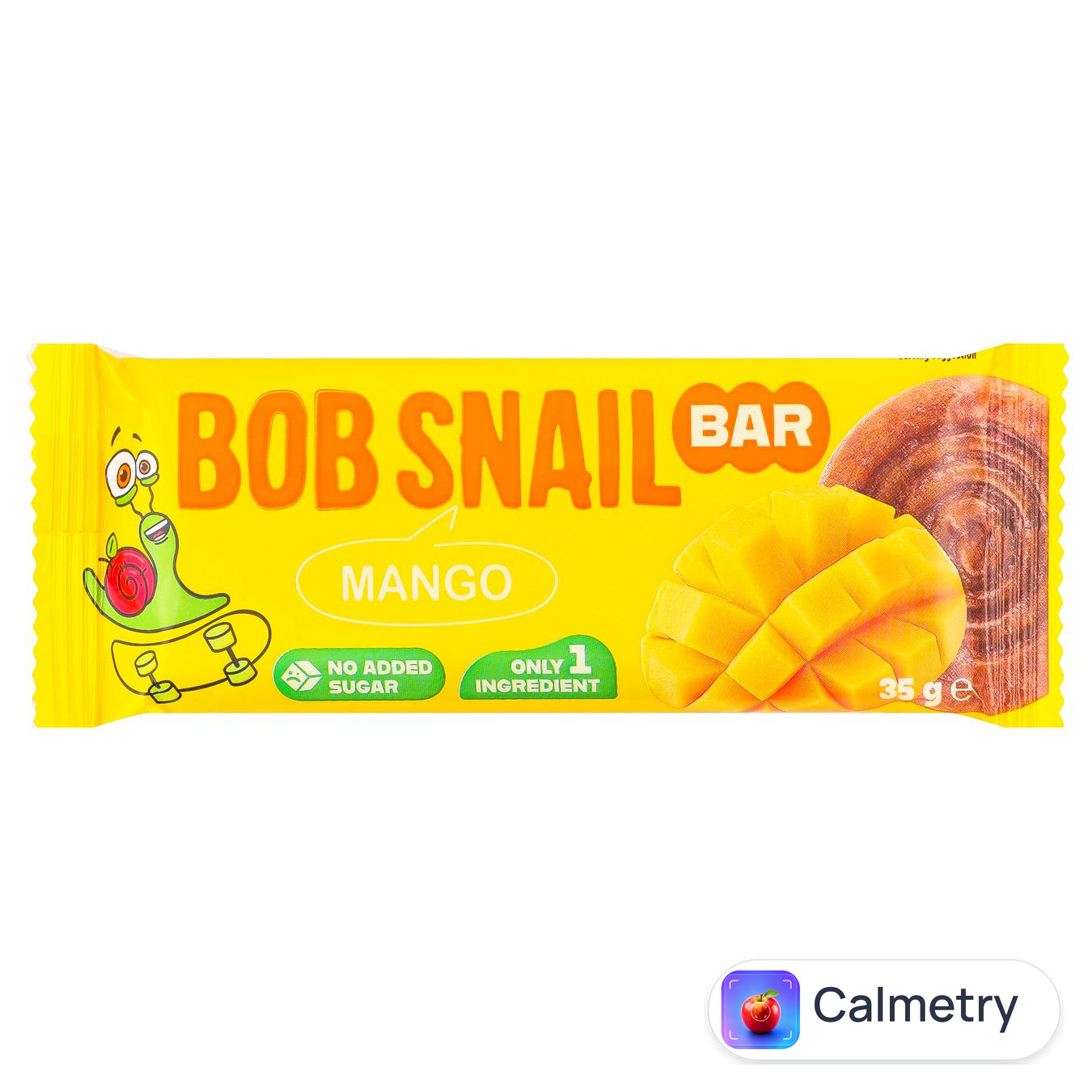 Батончик Bob Snail Манго фруктовий 35г — фото продукту