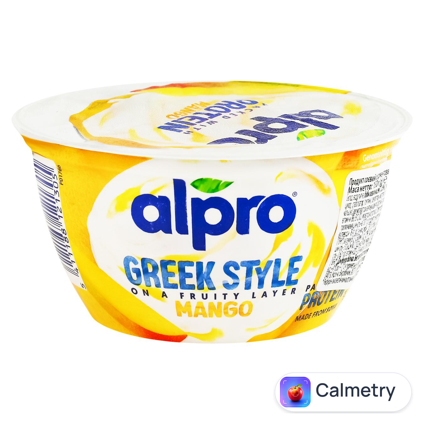 Продукт соєвий Alpro Грецький стиль з манго 150г — фото продукту