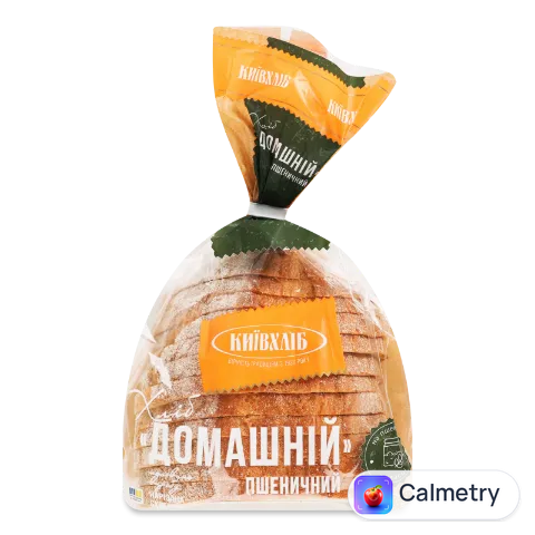 Хліб Київхліб Домашній пшеничний половинка нарізаний