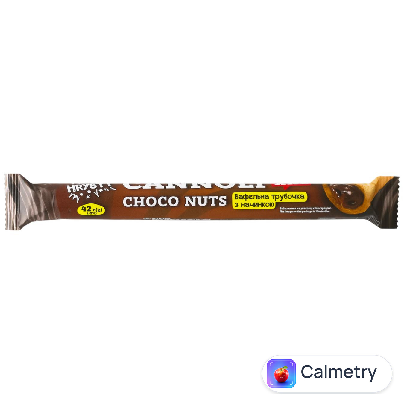 Трубочки вафельні Hrystt Cannoli Choco Nuts 42г
