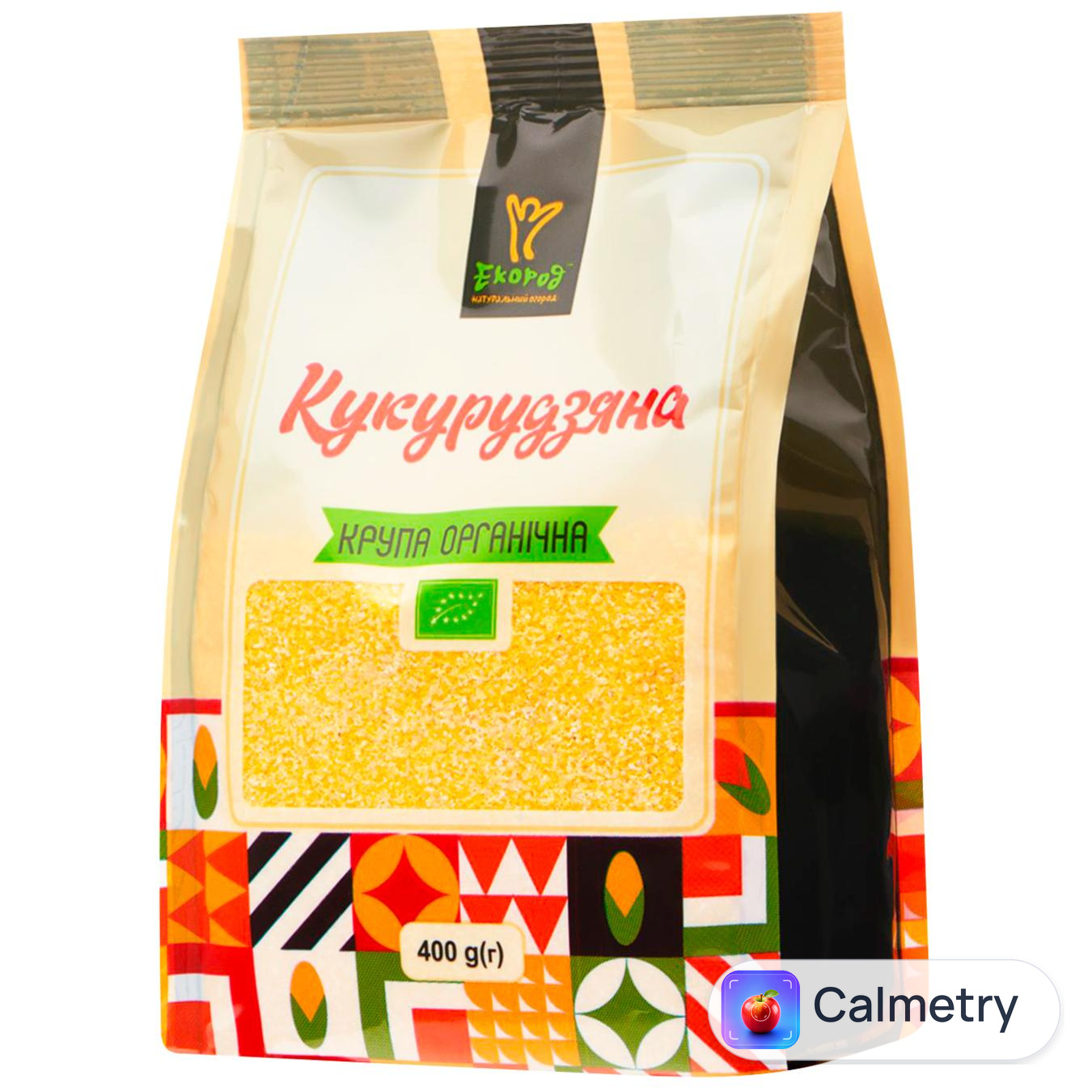 Крупа кукурудзяна Екород органічна 400г — фото продукту