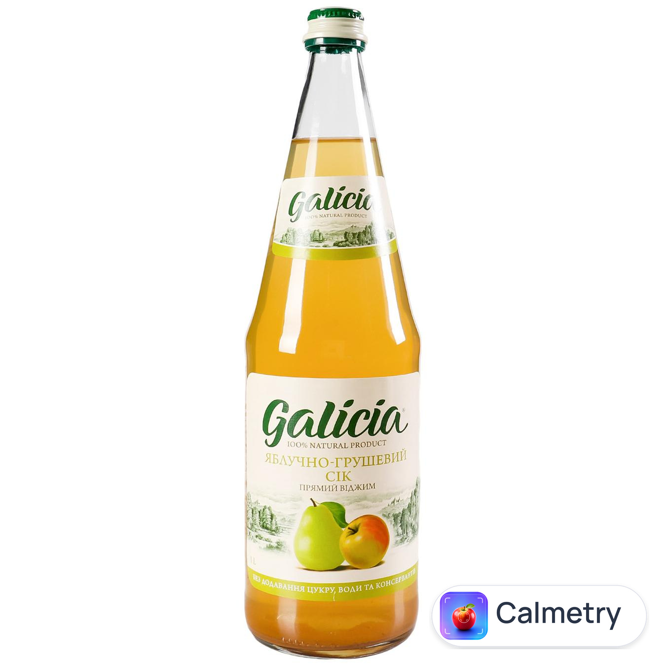Сік Galicia яблучно-грушевий 1л — фото продукту