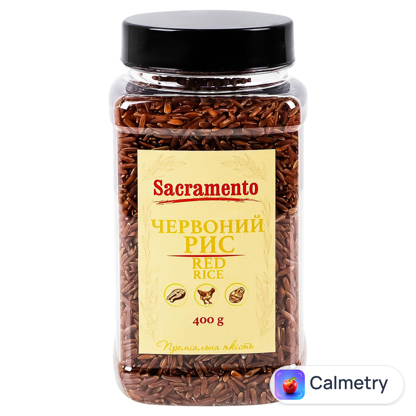 Рис Sacramento червоний 400г