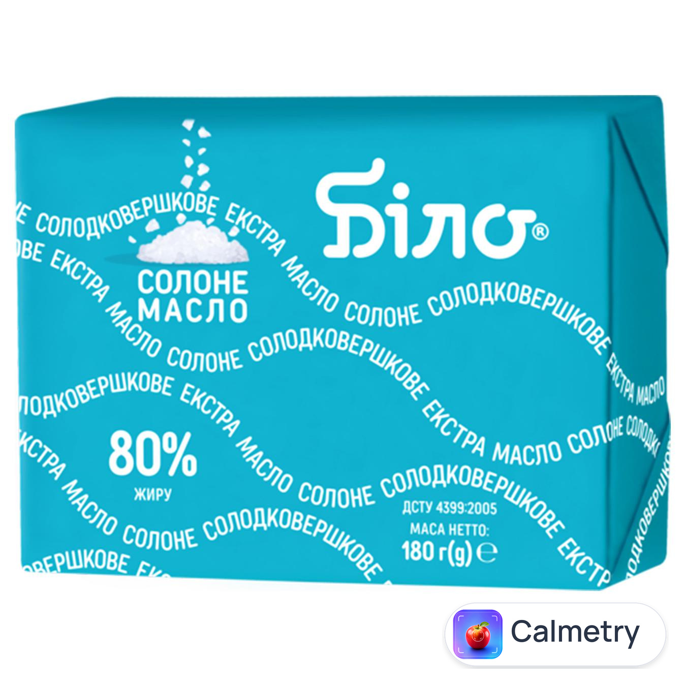 Масло Біло Екстра солодковершкове солоне 80% 180г