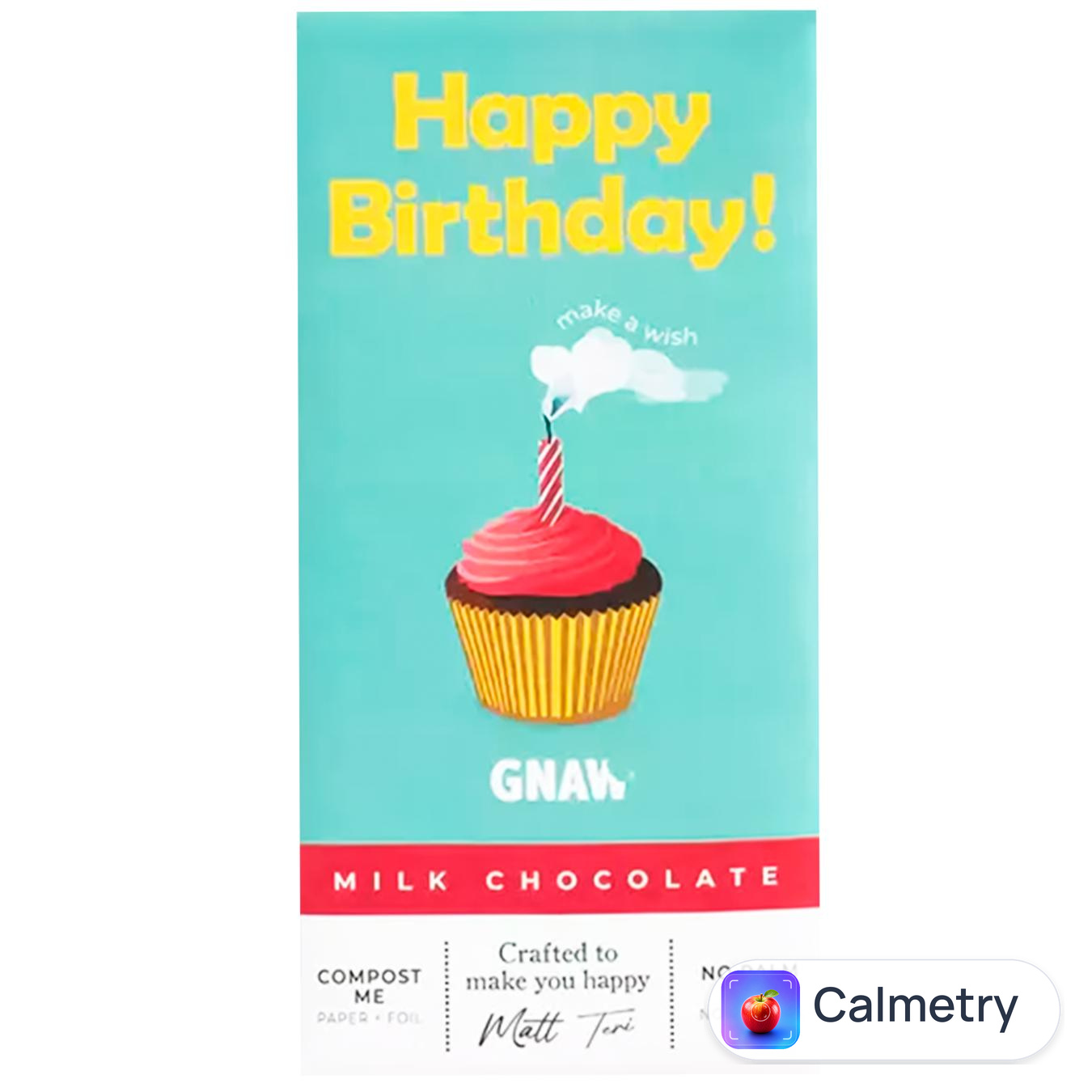 Шоколад молочний Gnaw Happy Birthday 80г