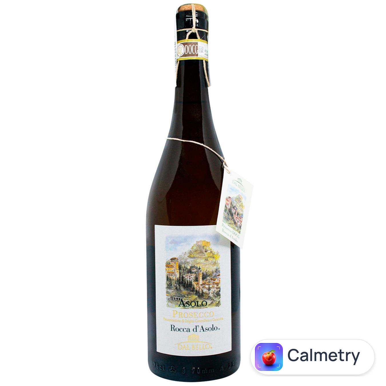 Вино ігристе Dal Bello Asolo Prosecco Frizzante Rocca D'Asolo біле брют 11% 0,75л