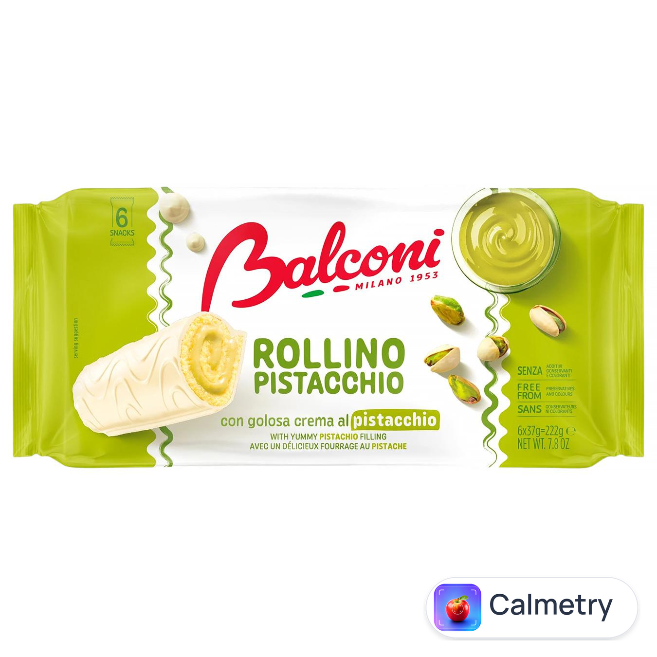 Рулет Balconi Rollino Pistacchio Фісташка 222г