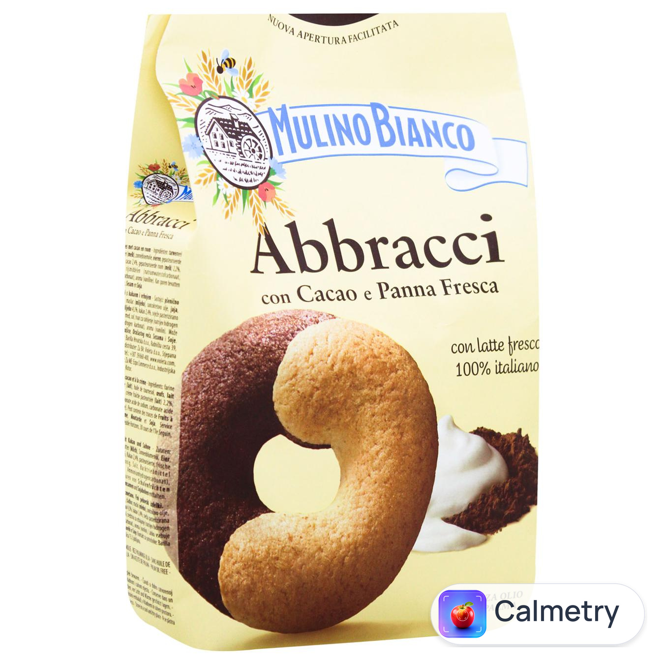 Печиво Mulino Bianco Abbracci з какао і вершками 350г — фото продукту