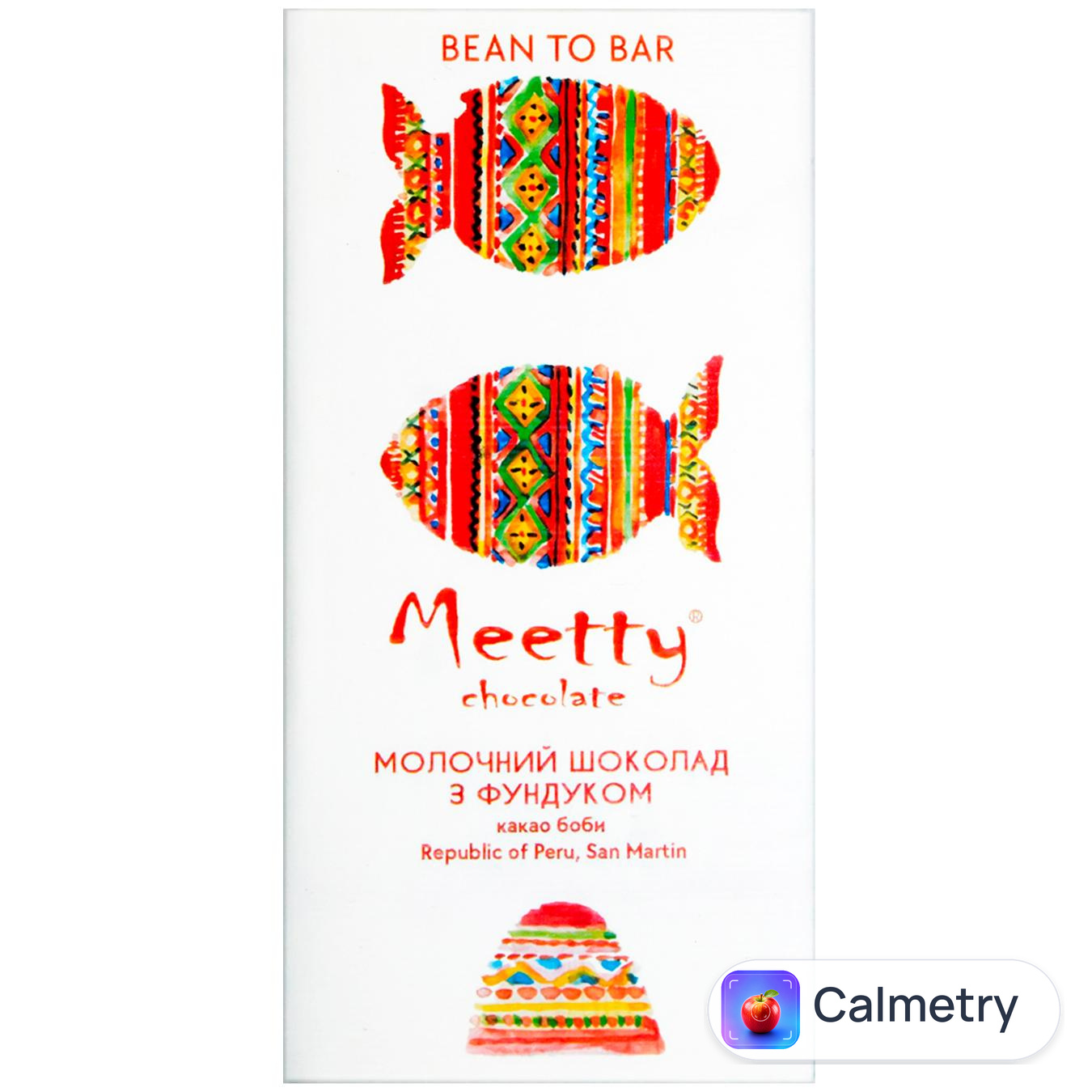 Шоколад молочний Meetty з фундуком 65г