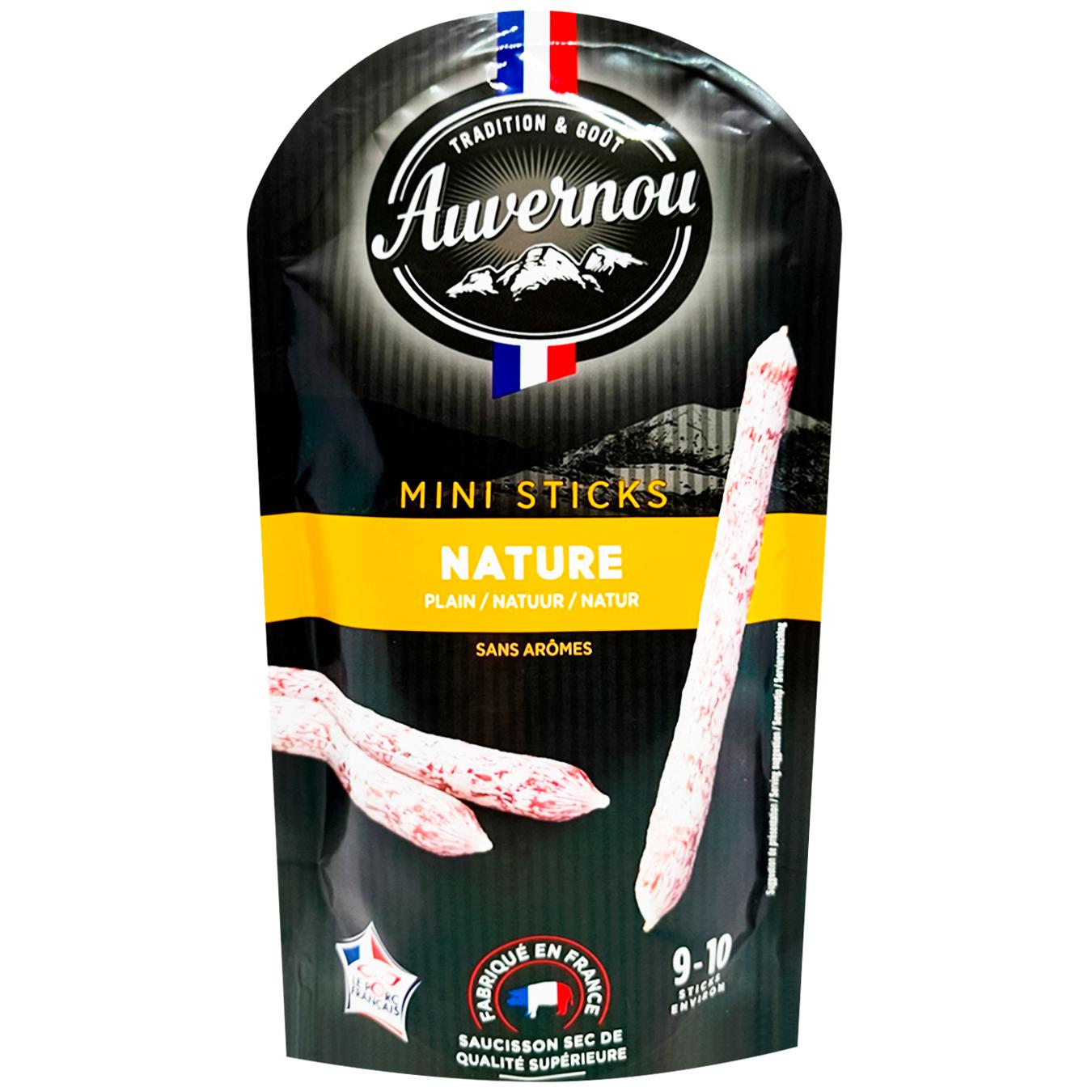 Ковбаски Auvernou Nature Mini Sticks 100г — фото продукту
