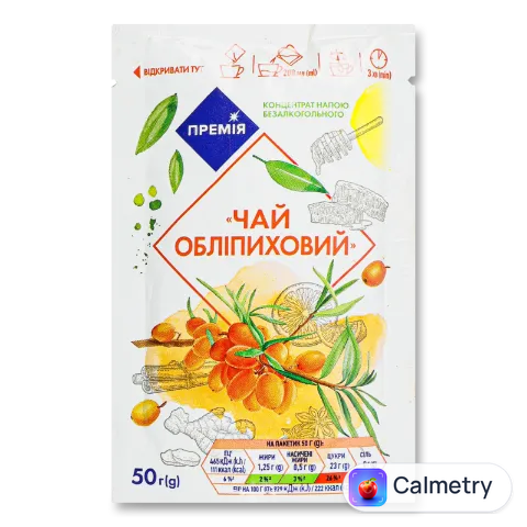 Чай обліпиховий «Премія»® концентрований д/п 50г