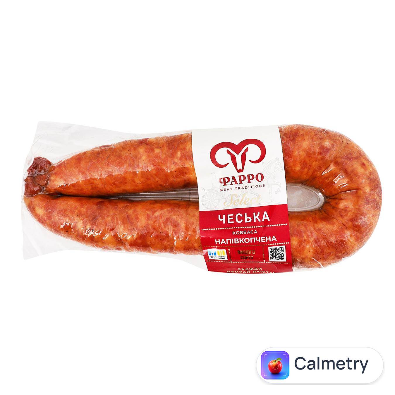 Ковбаса Фарро Чеська напівкопчена вищий сорт — фото продукту