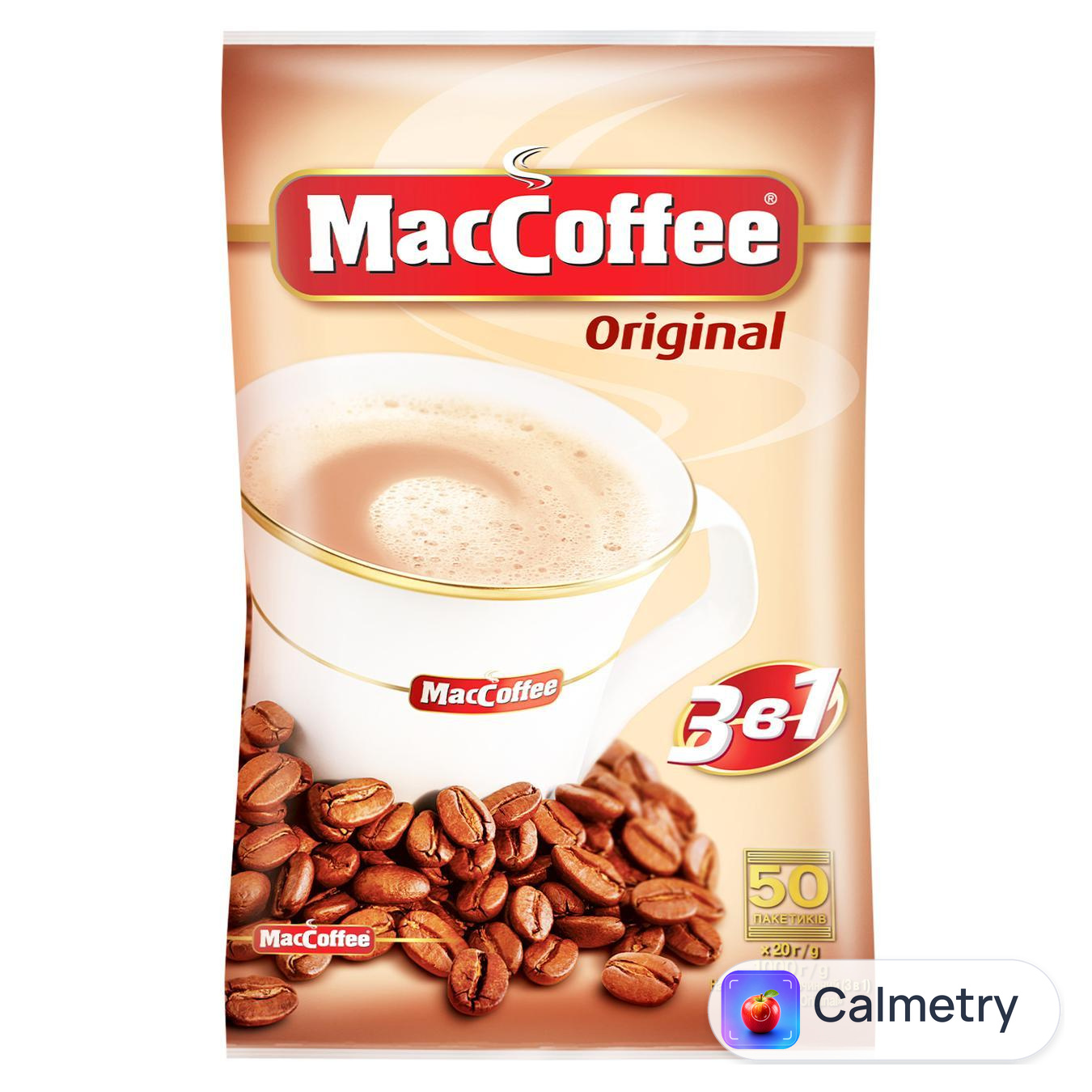Кавовий напій 3в1 MacCoffee Original 20 г x 50 шт