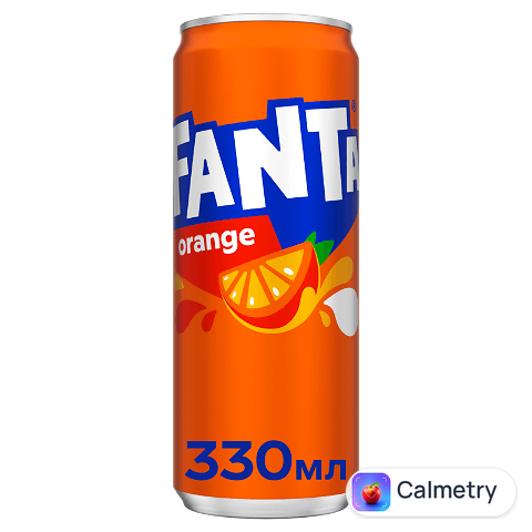 Напій Fanta Orange з/б, 0,33л