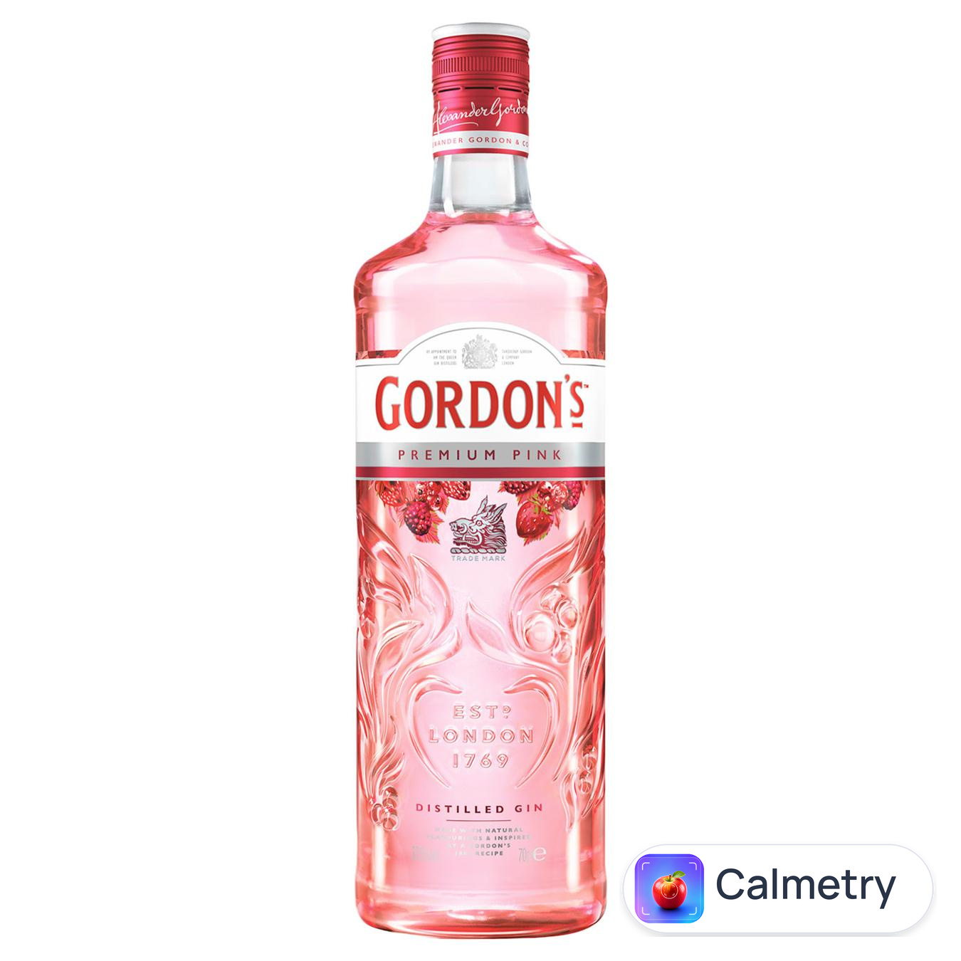 Джин Gordon's Premium Pink 37,5% 0,7л — фото продукту