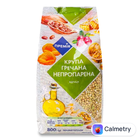 Крупа гречана «Премія»® ядриця непропарена 0,8кг