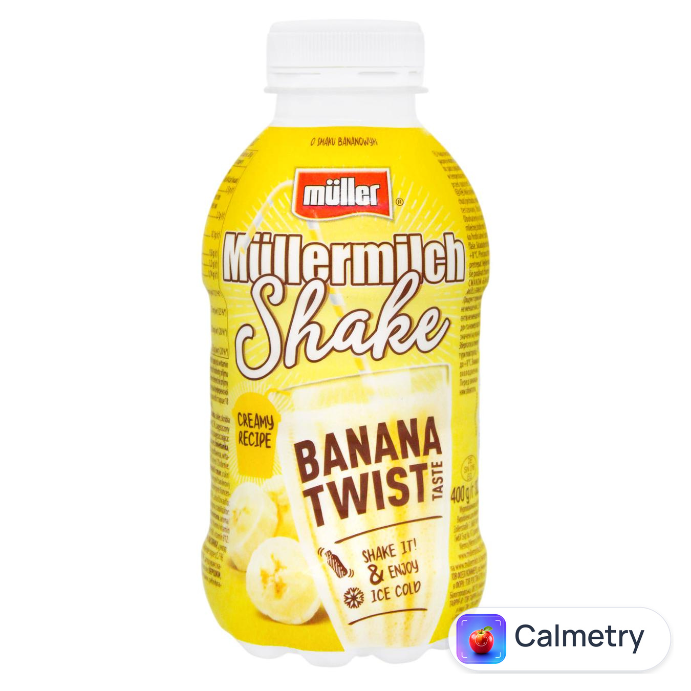Шейк молочний Muller Банан 3,5% 400г — фото продукту