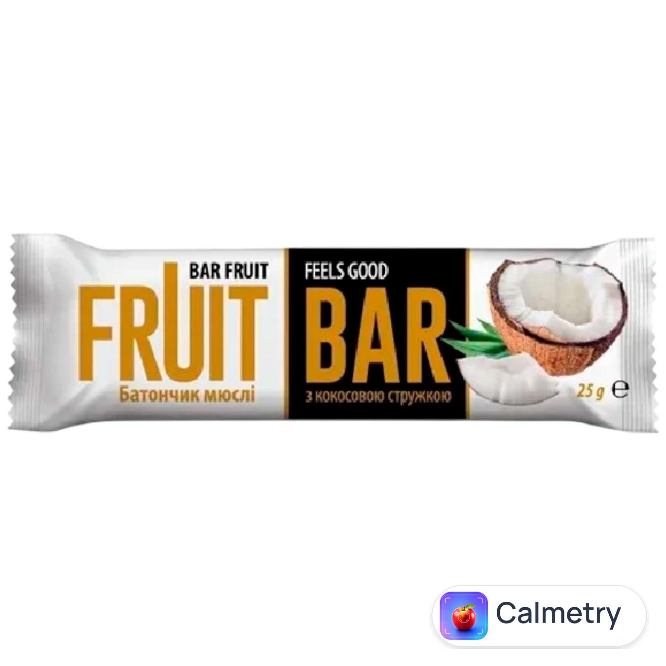 Батончик-мюслі Fruit Bar з кокосовою стружкою 25г
