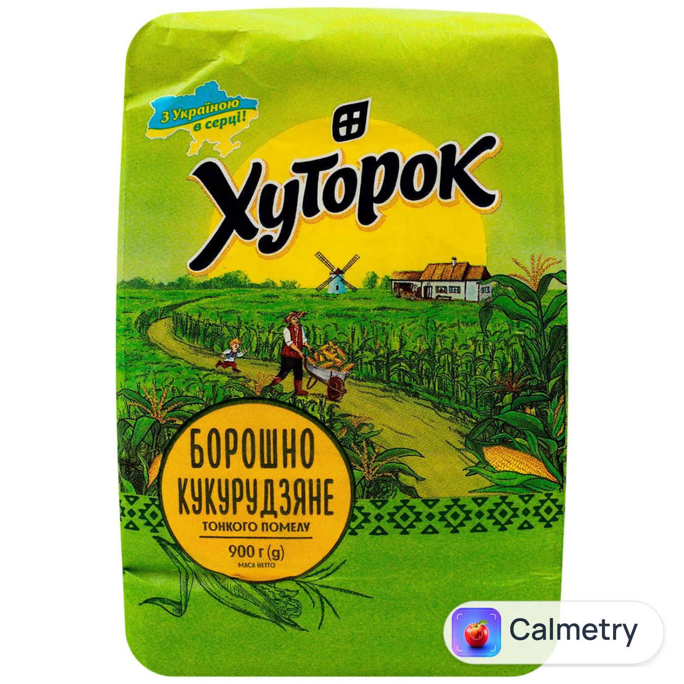 Борошно кукурудзяне Хуторок 900г