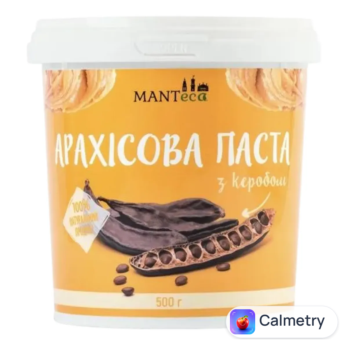 Паста арахісова «Лавка традицій» Mantecа з керобом 180г