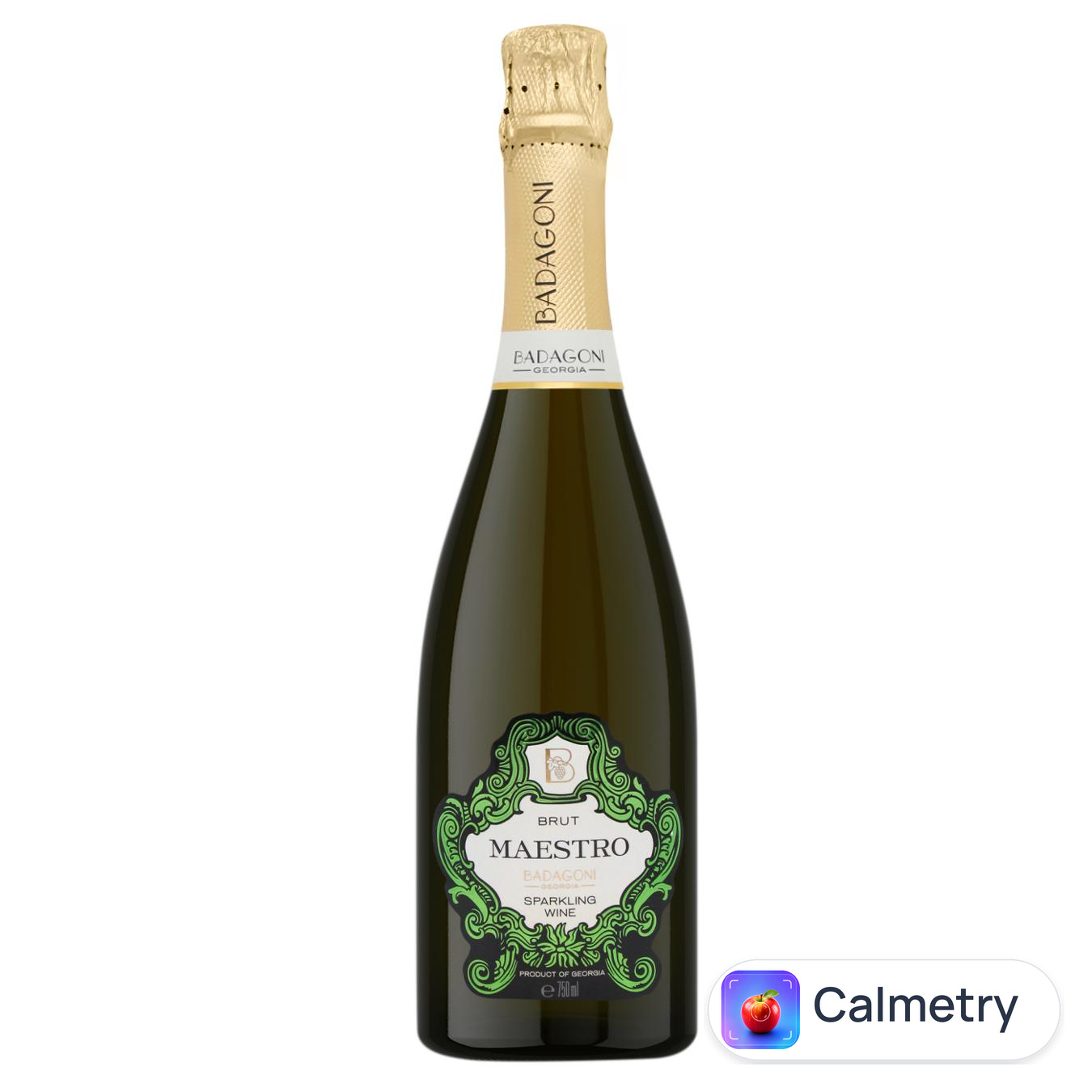 Вино ігристе Badagoni Maestro біле брют 12,5% 0,75л