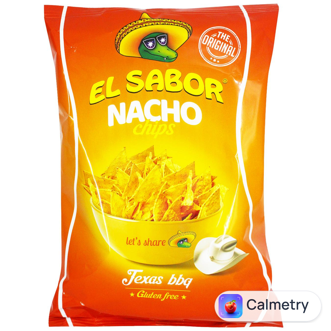 Чипси El Sabor Nacho зі смаком барбекю 100г — фото продукту