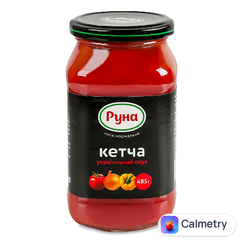 Соус «Руна» «Кетча» томатний, 485г