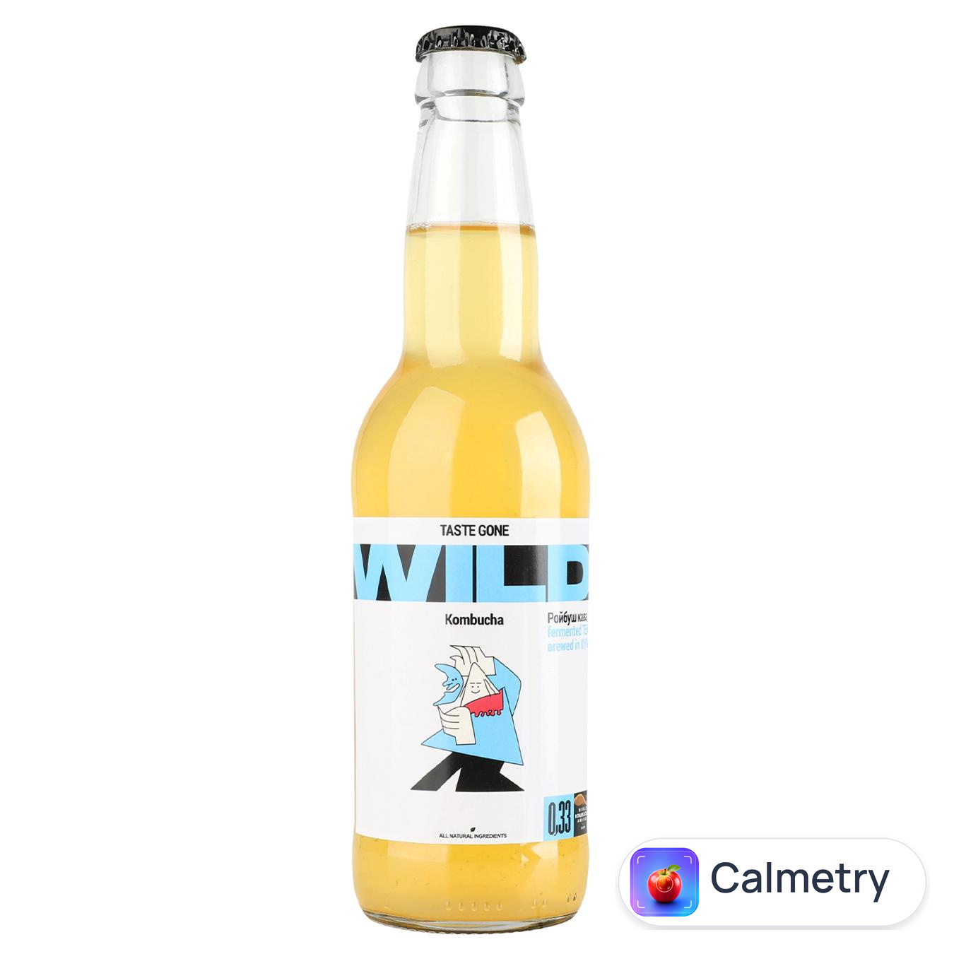 Комбуча Wild Kombucha Ройбуш кава 0,33л — фото продукту