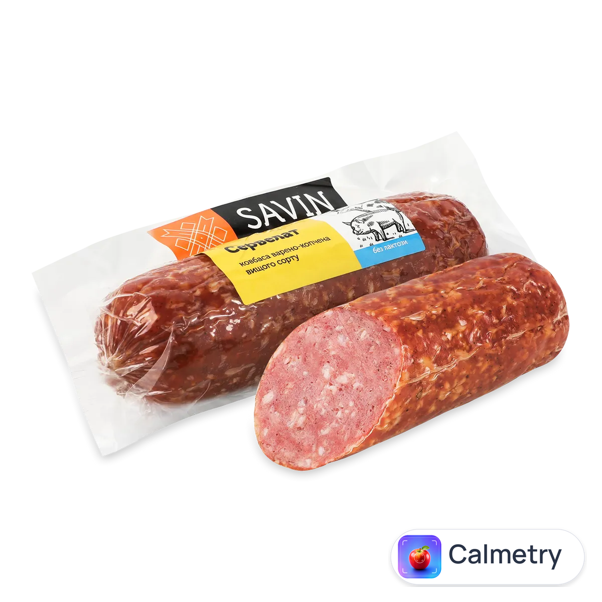 Ковбаса «Лавка традицій» «Савин Продукт» «Сервелат» в/к в/ґ в/у
