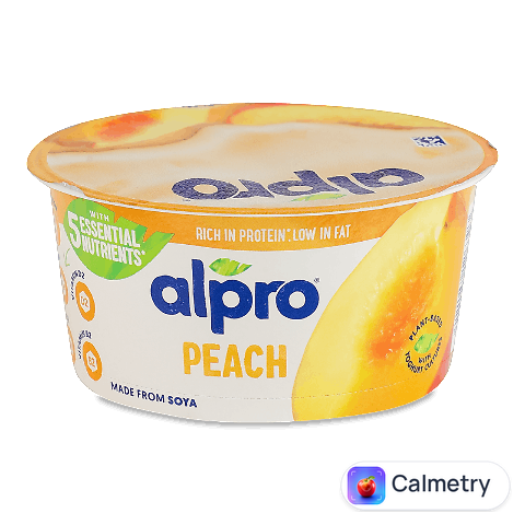 Десерт Alpro соєвий ферментований з персиком, 150г