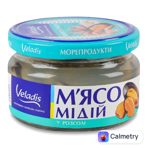 Мідії Veladis у розсолі