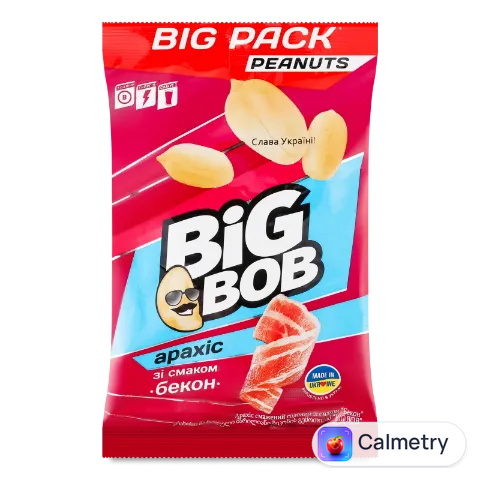 Арахіс Big Bob смажений зі смаком бекону