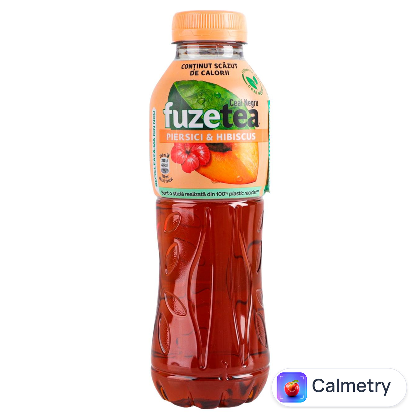 Чай холодний чорний Fuze tea Персик та гібіскус 0,5л Fuzetea