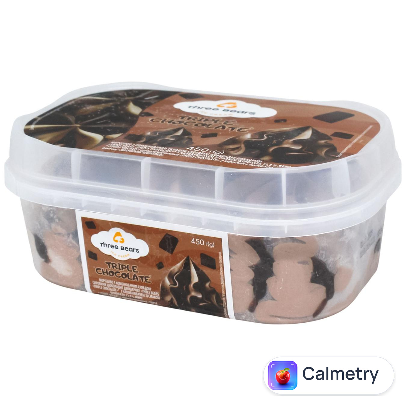 Морозиво Три Ведмеді Triple Chocolate 450г