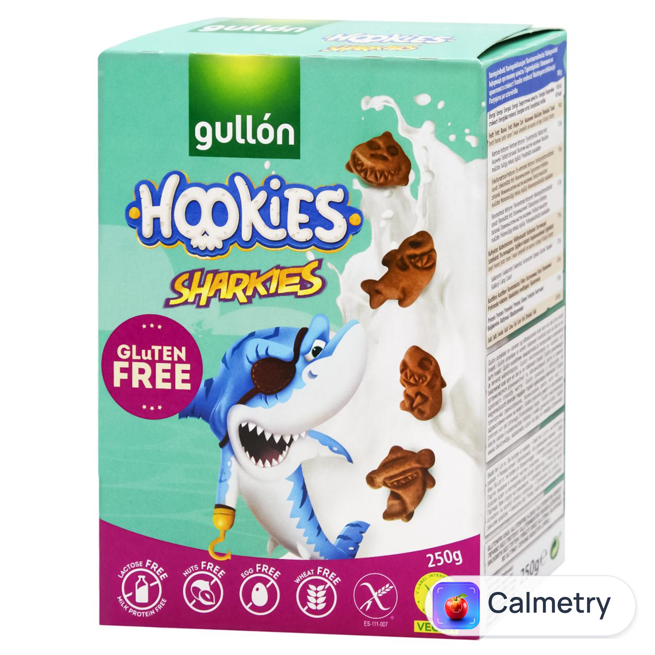 Печиво Gullon Dibus Sharkies без глютену 250г — фото продукту