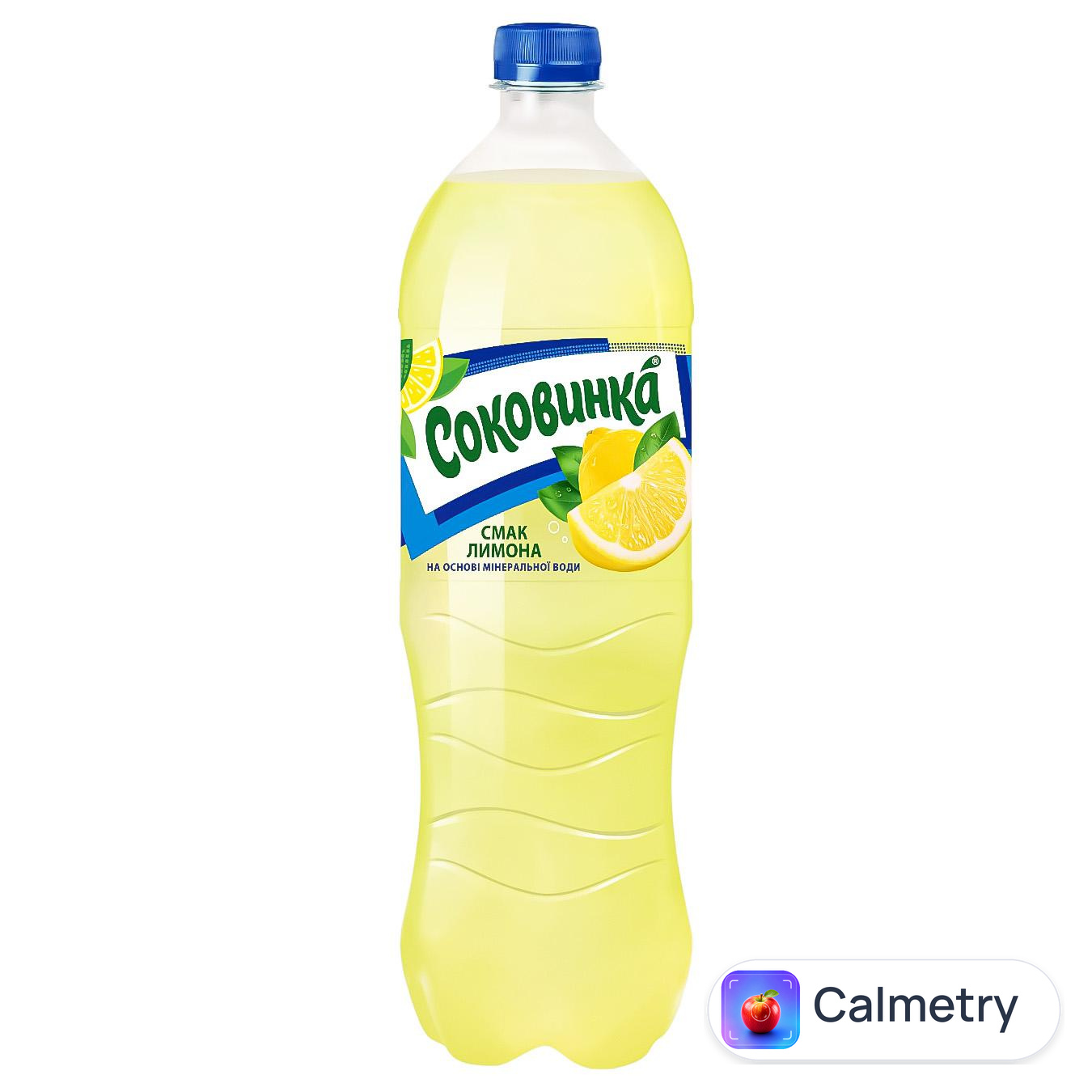 Напій газований Соковинка Лимон 1л — фото продукту