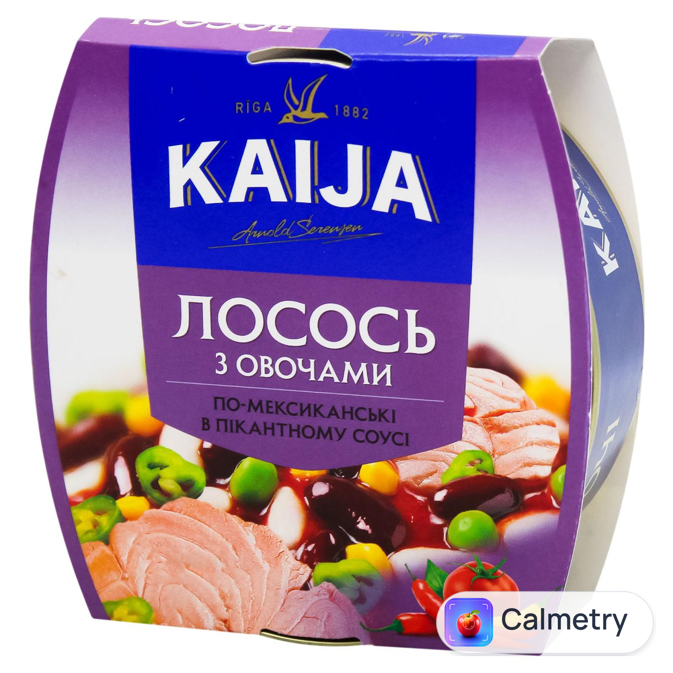 Лосось Kaija з овочами по-мексиканськи в пікантному соусі 220г