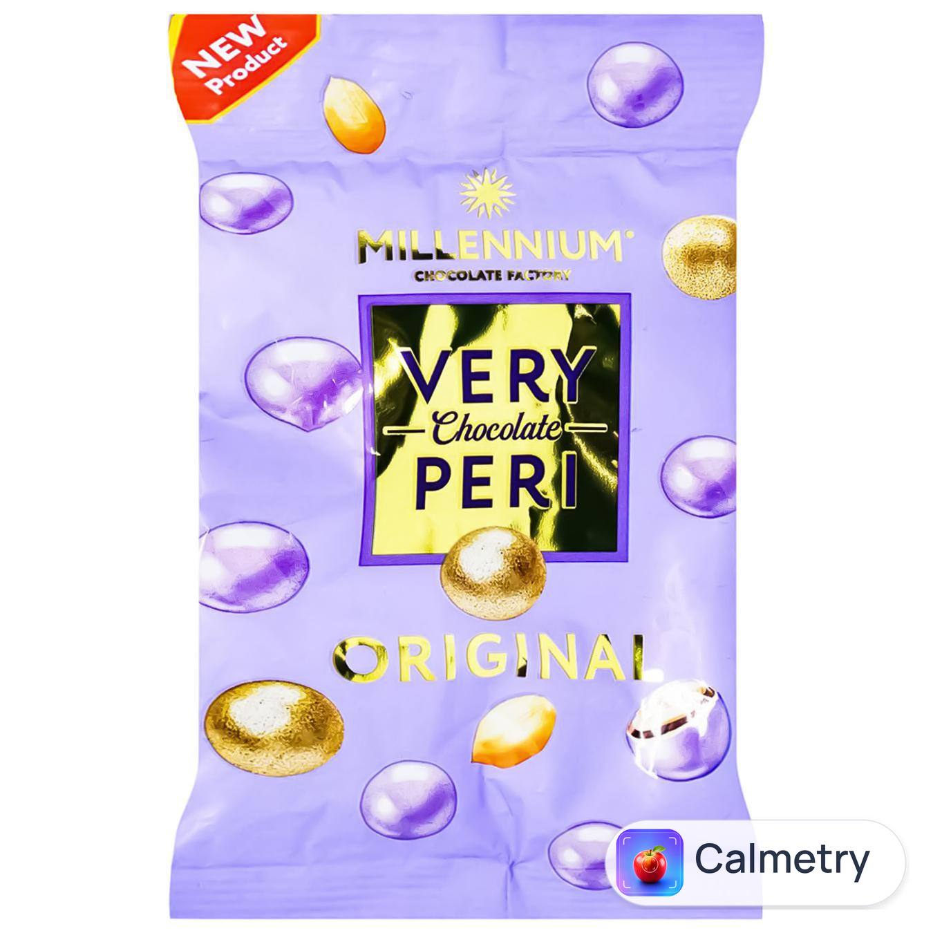 Драже Millennium Very Peri Original арахіс у молочному шоколаді і кольоровій глазурі 100г