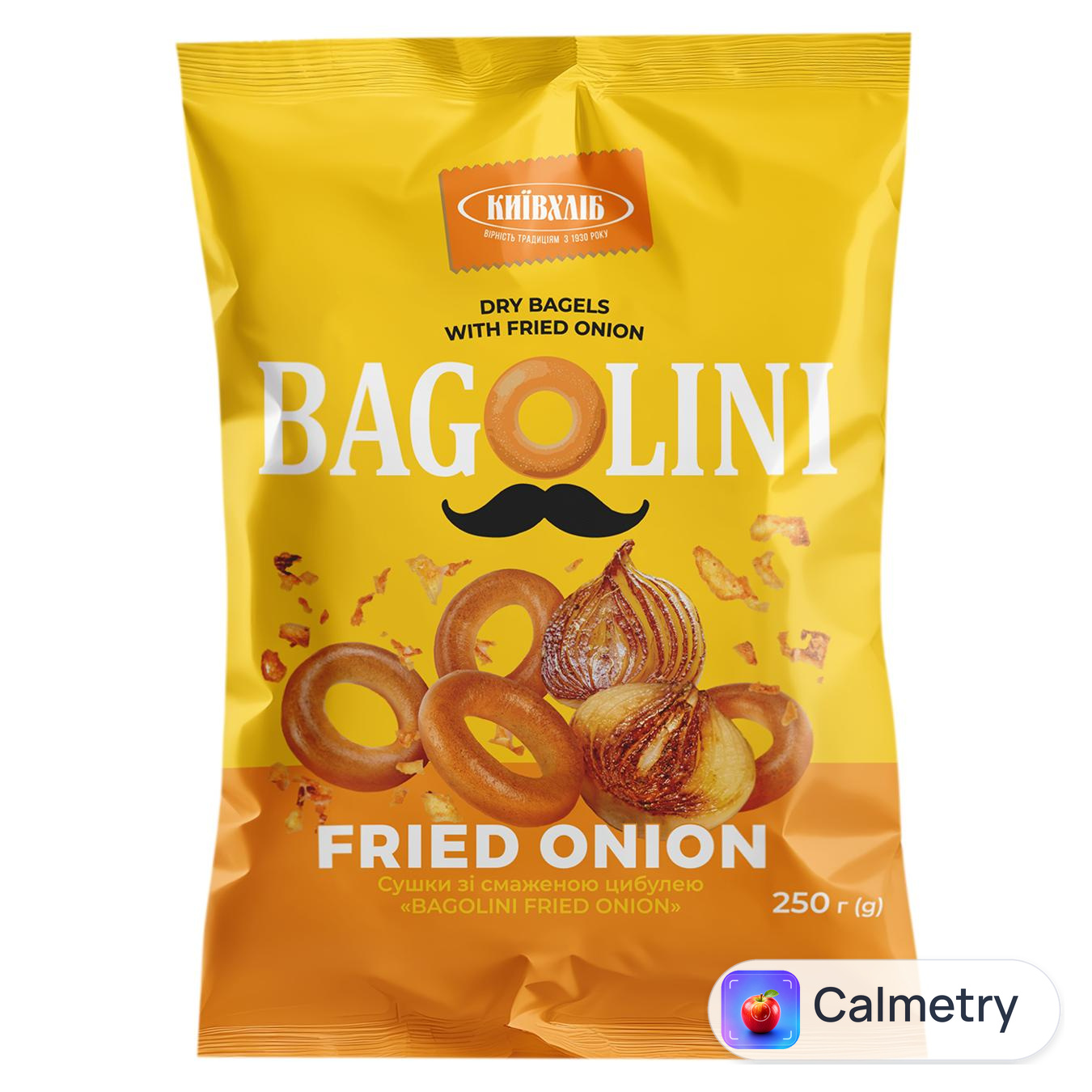 Сушки Київхліб Bagolini зі смаженою цибулею 250г